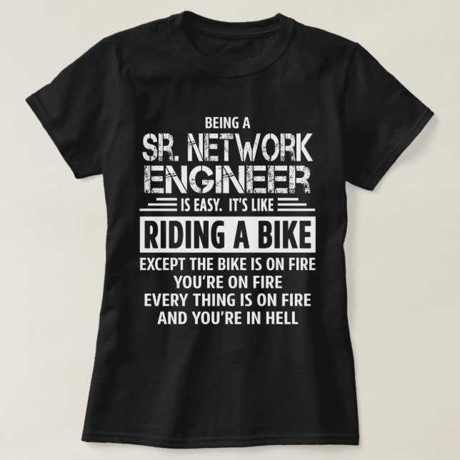 Camiseta Engenheiro De Rede Sr. (Frente do Design)