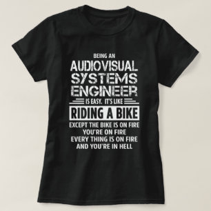 Camiseta Engenheiro de sistemas audiovisual