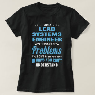 Camiseta Engenheiro de Sistemas Chumbo