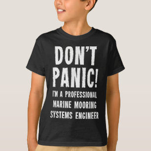 Camiseta Engenheiro de Sistemas de Amarração Marinha