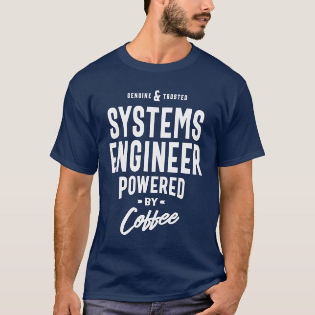 Camiseta Engenheiro De Sistemas Oferta Funny Job Profissão (Frente)