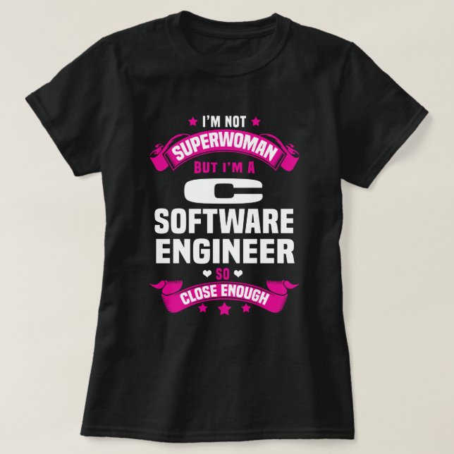 Camiseta Engenheiro de software C (Frente do Design)