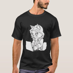 Camiseta Engenheiro de Software de Codificação de Gatos do