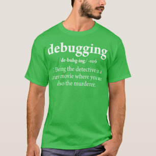 Camiseta Engenheiro de software de código de definição de d