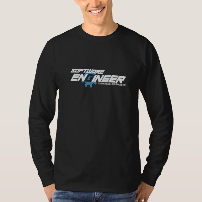 Camiseta Engenheiro de Software Incrível não é um Ti profis (Frente)