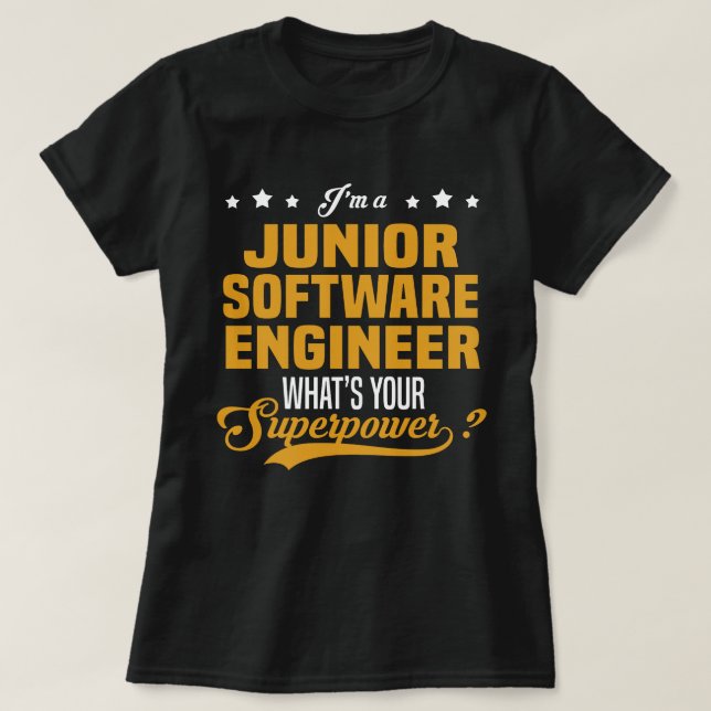 Camiseta Engenheiro de software júnior (Frente do Design)