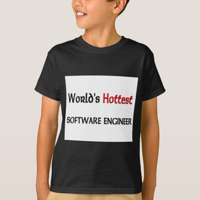 Camiseta Engenheiro de software mais quente do mundo (Frente)