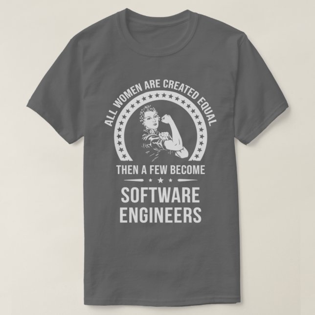 Camiseta Engenheiro De Software Para Engenheiro De Software (Frente do Design)