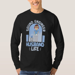 Camiseta Engenheiro De Som Do Produtor Do Engenheiro De Áud