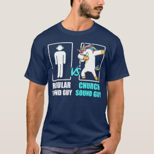 Camiseta Engenheiro de Tecnologia de Áudio Unicorn Cara de