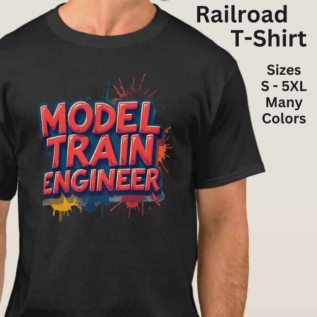 Camiseta Engenheiro de Trem Modelo  (Criador carregado)