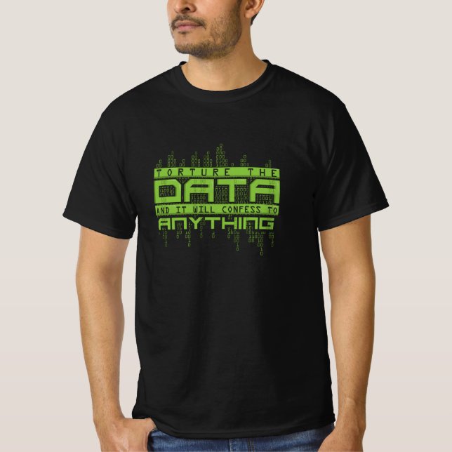 Camiseta Engenheiro do Analista de Cientista de Dados (Frente)