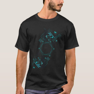 Camiseta Engenheiro do circuito do Geek do computador do Ne