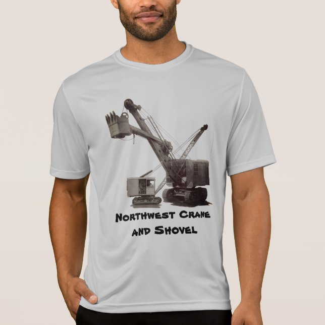 Camiseta ENGENHEIRO do FUNCIONAMENTO do guindaste noroeste (Frente)
