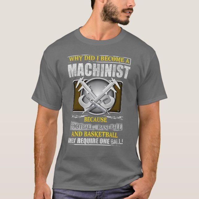 Camiseta Engenheiro do Mecanismo Mecânico Mecânico Machinis (Frente)