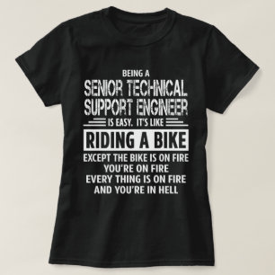 Camiseta Engenheiro do Suporte Técnico do mais velho