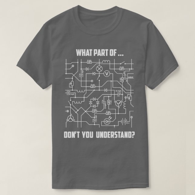 Camiseta Engenheiro elétrico da engenharia elétrica (Frente do Design)