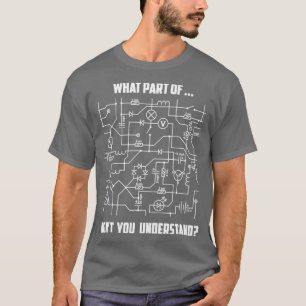 Camiseta Engenheiro elétrico da engenharia elétrica