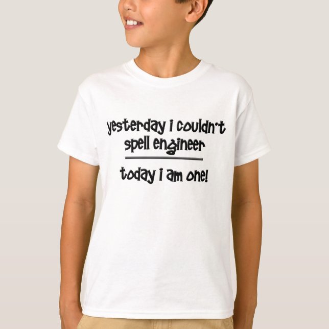 Camiseta engenheiro engraçado (Frente)