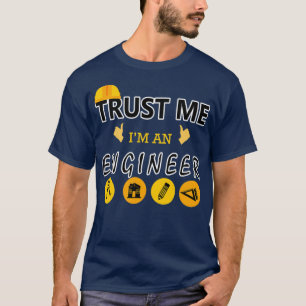 Camiseta Engenheiro Engraçado Confie Em Mim Engenheiro Enge