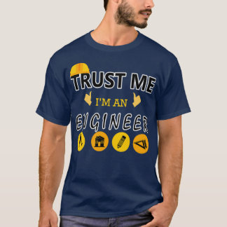 Camiseta Engenheiro Engraçado Confie Em Mim Engenheiro Enge