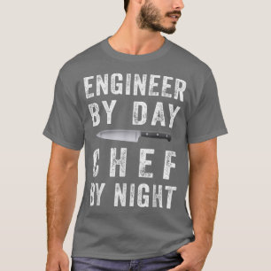 Camiseta Engenheiro Engraçado Por Chef Diário Por Engenhari