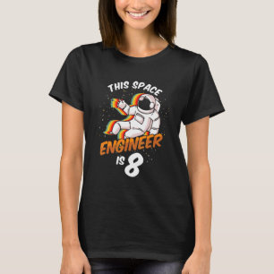 Camiseta Engenheiro Espaço 8 Anos Astronauta Nascer 2014 Oi