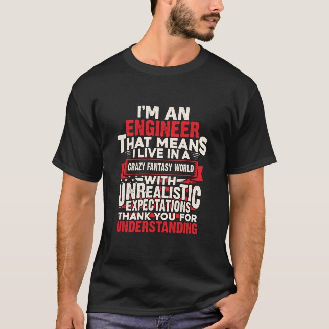 Camiseta Engenheiro Eu Sou Um Engenheiro (Frente)