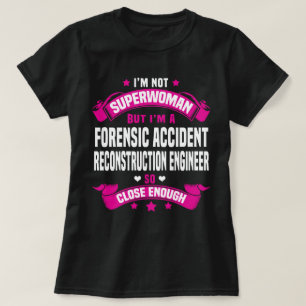 Camiseta Engenheiro Forense de Reconstrução de Acidentes