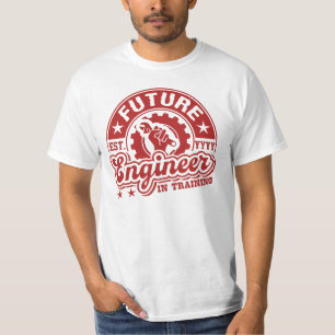 Camiseta Engenheiro futuro (EST. ANO customizável)