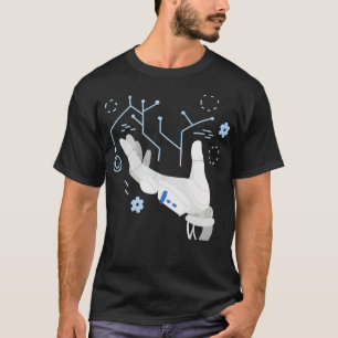 Camiseta Engenheiro G de Programação de AI Robô de Aprendiz