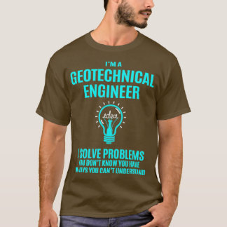 Camiseta Engenheiro Geotécnico I Resolve Problemas G