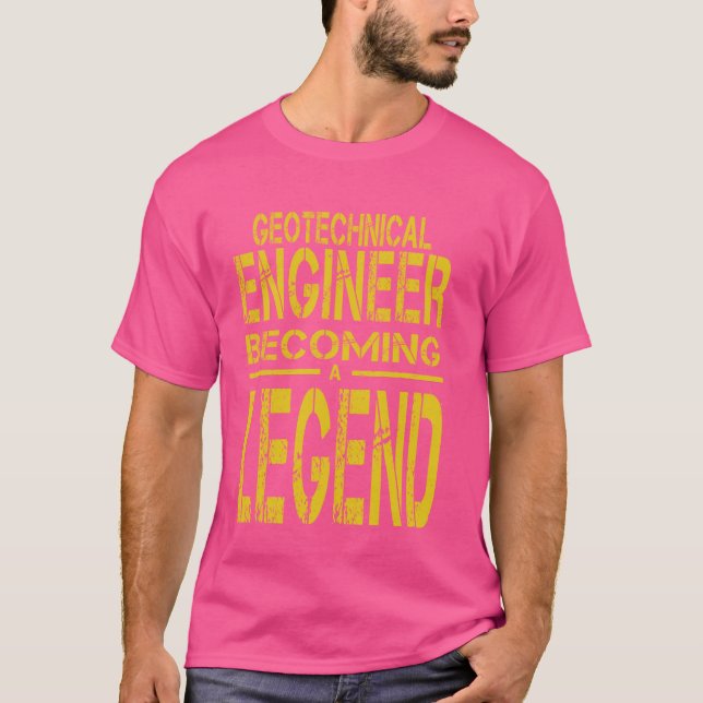 Camiseta Engenheiro Geotécnico Uma Legenda (Frente)
