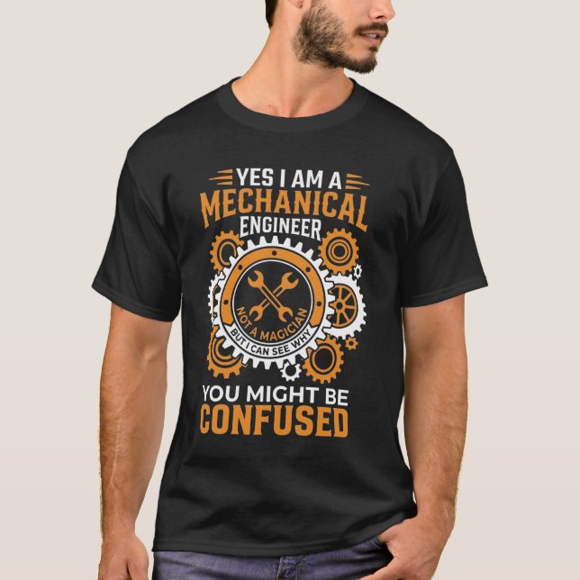 Camiseta Engenheiro Mecânico (Frente)