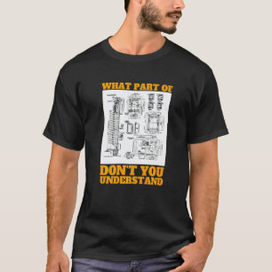 Camiseta Engenheiro Mecânico de Elevador e Instalador de El
