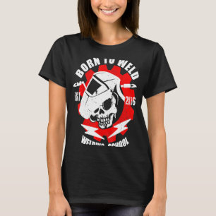 Camiseta Engenheiro Mecânico de Soldagem Máscara de Soldado