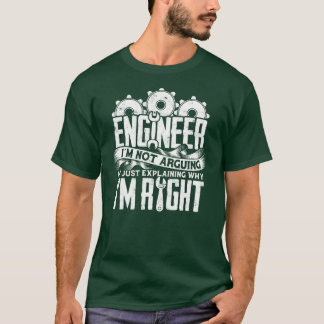 CAMISETA ENGENHEIRO NÃO ESTOU ARGUMENTANDO, ESTOU EXPLICAND