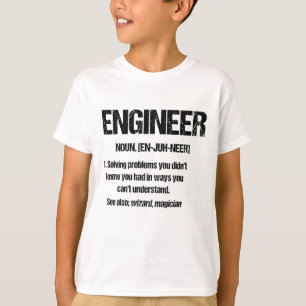 Camiseta ENGENHEIRO NOUN Engenharia Engraçada Aspas de Grad