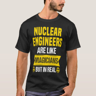 Camiseta Engenheiro Nuclear Radiação Radioativa & Nuclear P