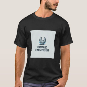 Camiseta Engenheiro orgulhoso - Design de engenharia mínima