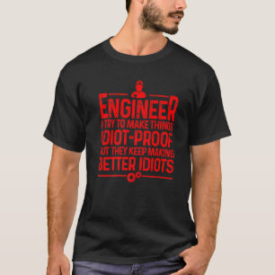 Camiseta Engenheiro Para Homens Mulheres Engenharia Legal M