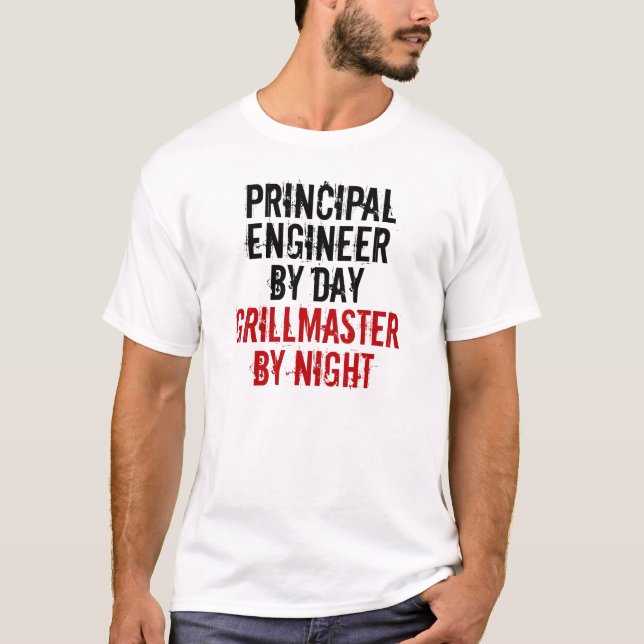 Camiseta Engenheiro Principal Grillmaster (Frente)