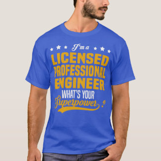 Camiseta Engenheiro profissional licenciado