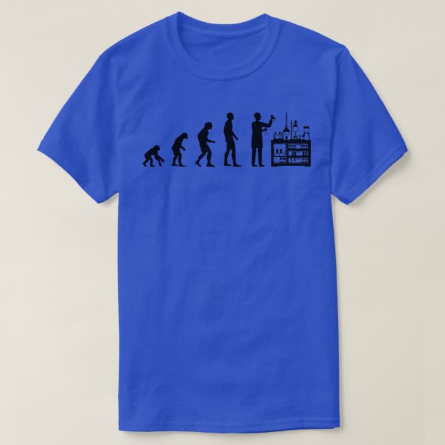 Camiseta Engenheiro Químico Evolutivo Ciência Estudante Quí (Frente do Design)