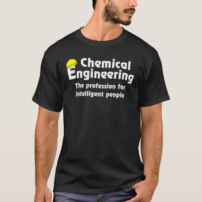 Camiseta Engenheiro Químico Inteligente (Frente)