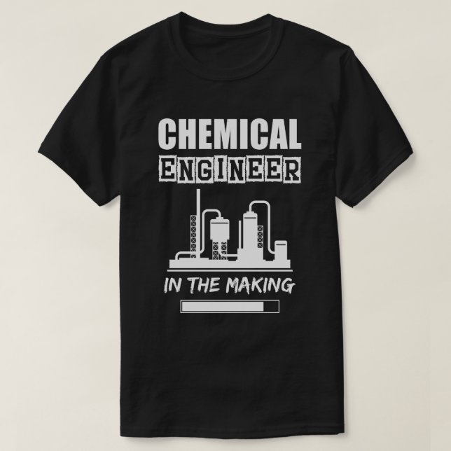 Camiseta Engenheiro químico no fazer, textura simples (Frente do Design)