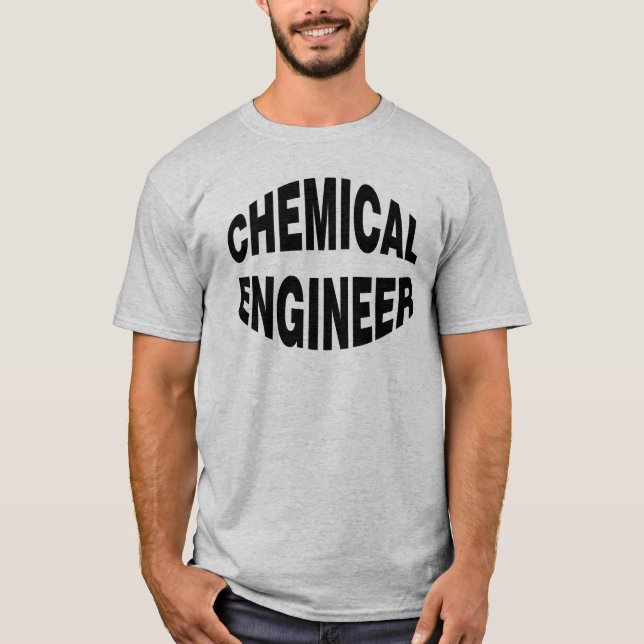 Camiseta Engenheiro Químico Saliente (Frente)