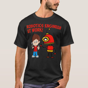 Camiseta Engenheiro Robótico No Trabalho