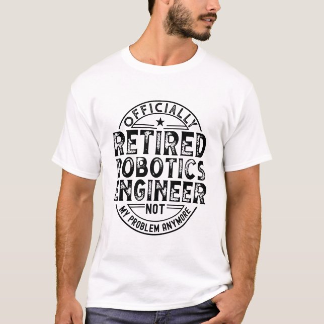 Camiseta Engenheiro Robotics aposentado (Frente)