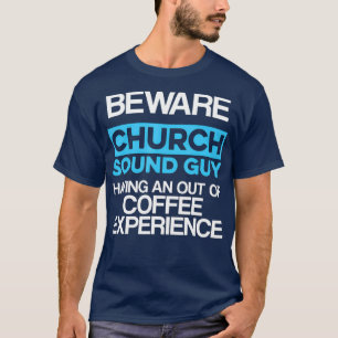 Camiseta Engenheiro técnico de áudio de café com Cara de